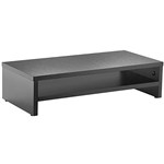BRATECK PARTICLE BOARD DESKTOP MONITOR STAND BLACK