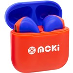 MOKIPODS MINI TWS EARBUDS VOLUME LIMITED FOR KIDS REDBLUE