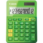 CANON LS123M CALCULATOR 12 DIGIT DUAL POWER METALIC GREEN