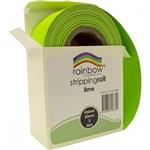 RAINBOW LSRLI STRIPPING ROLL RIBBED 50MM X 30M LIME