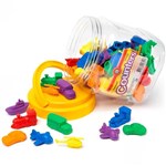 LEARNING CAN BE FUN TRANSPORT COUNTERS ASSORTED JAR 72