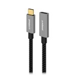 MBEAT TOUGHLINK USB 32 GEN2 USBC EXTENSION CABLE 1M GREY