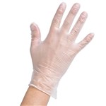 LIVINGSTONE MGLVVN100LLC VINYL GLOVES LOW POWDER LARGE BX100