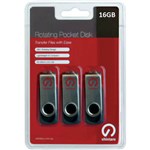 SHINTARO SHR16GB3PK USB 20 ROTATING FLASH DRIVE 16GB  PACK 3 