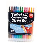 MICADOR TWISTAZ RETRACTABLE CRAYONS 6MM ASSORTED PACK 12