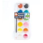 MICADOR MWCP12C COLOURFUN WATERCOLOUR DISC PAINT SET  PK12