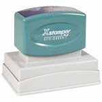 XSTAMPER N16 CUSTOM MADE PRE INKED STAMP 39X64MM 1 COLOUR