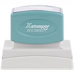 XSTAMPER N18 CUSTOM MADE PRE INKED STAMP 25X71MM 1 COLOUR