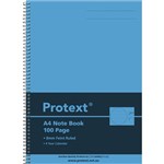PROTEXT N BLUE B2000 PP COVER NOTE BOOK SIDE SPIRAL A4 100 PAGE