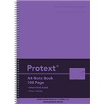 PROTEXT NB2000PURPLE PP COVER NOTE BOOK SIDE SPIRAL A4 100 PAGE PURPLE