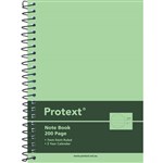 PROTEXT NB2026MIX PP COVER NOTE BOOK SIDE SPIRAL 200 PAGE A6 ASSORTED