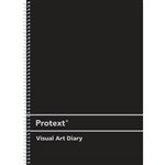PROTEXT VISUAL ART DIARY ACID FREE 60 SHEET A4 BLACK PP