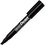 PENTEL NN60 PERMANENT MARKER CHISEL POINT BLACK BOX 12