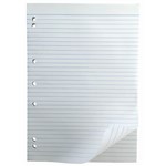 WRITER BOND OFFICE PADS 7 HOLES 8MM RULED 55GSM 100 SHEETS A4 WHITE