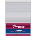 WRITER EXAM PAPER QLD RULED YEAR 34 12MM A4 WHITE 250 SHEETS