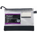 PROTEXT MESH POUCH WITH ZIPPER  NOTE POCKET A5