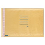 POLYCELL MAIL TUFF BUBBLE MAILER BAG 50MM FLAP 240 X 345MM BROWN CARTON 100