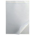 WRITER NP1005 BANK PAD RULED 50GSM 100 SHEETS A5 WHITE