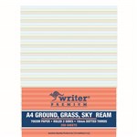 WRITER PREMIUM REAM DOTTED THIRDS 18MM 70GSM 250 SHEETS A4 GROUNDGRASSSKY