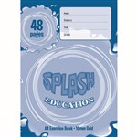 SPLASH EXERCISE GRID BOOK 10MM 60GSM 48 PAGE A4