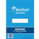 WRITER SPIRAL NOTEBOOK 200 PAGE 60GSM A5