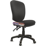 ORANGE DUST ALICE CHAIR HIGH BACK 510 X 490 X 960MM OPAL BLACK