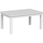 OLG AXIS COFFEE TABLE 900 X 600MM WHITE FRAME WHITE TOP