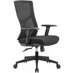 OLG TILLY TASK CHAIR WITH ADJUSTABLE ARMS BLACK