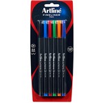 ARTLINE 102135 SUPREME FINELINE PEN ASSORTED PACK 6