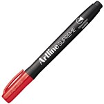 ARTLINE SUPREME ANTIMICROBIAL PERMANENT MARKER BULLET 10MM RED