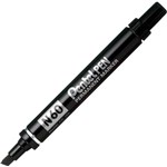 PENTEL N60A MARKER CHISEL POINT BLACK BOX 12