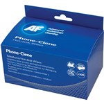 AF APHC100 PHONECLENE TELEPHONE HYGIENE ANTIBACTERIAL WIPES SACHET BX100