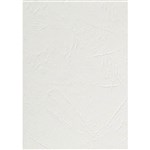 INITIATIVE LEATHERGRAIN BINDING COVERS A4 WHITE PACK 100