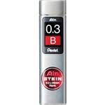 PENTEL C273 AIN STEIN MECHANICAL PENCIL LEAD REFILL 03MM B GREY TUBE 15