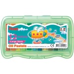 PENTEL ARTS OIL PASTELS HARD CASE ASSORTED PACK 12