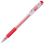 PENTEL K116 HYBRID GEL GRIP GEL INK PEN 06MM RED BOX 12