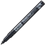 PENTEL N50S PERMANENT MARKER BULLET 10MM BLACK BX12