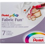 PENTEL ARTS FABRIC FUN PASTEL DYE STICKS ASSORTED COLOURS PACK 12