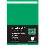 PROTEXT E22 PREMIUM EXERCISE BOOK GRAPH 8MM 70GSM 64 PAGE A4 ASSORTED