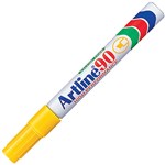 ARTLINE 90 PERMANENT MARKER CHISEL TIP 25MM YELLOW