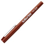 ARTLINE 120008 200 FINELINER PEN 04MM BROWN