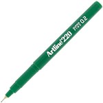 ARTLINE 122004 220 FINELINER 02MM GREEN EACH