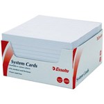ESSELTE 316785 SYSTEM CARDS RULED 127 X 76MM WHITE PACK 500