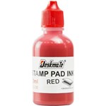 DESKMATE 40015 STAMP PAD REFILL INK 30ML RED