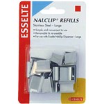 ESSELTE 42238 NALCLIP REFILLS LARGE PACK 30 SILVER