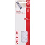 VELCRO BRAND STICKY BACK STRIPS 20MM X 150MM WHITE