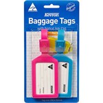 KEVRON 43991 TRAVEL BAGGAGE TAG PACK 2 X LUGGAGE TAGS 1 X KEYTAG