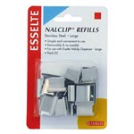 ESSELTE 45201 NALCLIP STAINLESS STEEL REFILL CLIPS LARGE PK25
