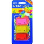 KEVRON 46944 KEYTAGS FLUORO ASSORTED PK10