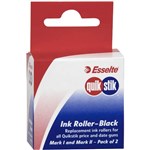 QUIKSTIK 48250 INK ROLLER TO SUIT MARK I AND MARK II PRICE GUNS BLACK PK2